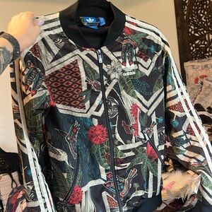 ADIDAS Xilofloresta track jacket small floral jungle print